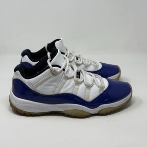 Air Jordan 11 Retro Low Concord Sketch Sneakers Womens 11 Mens 9.5 Shoes FLAW